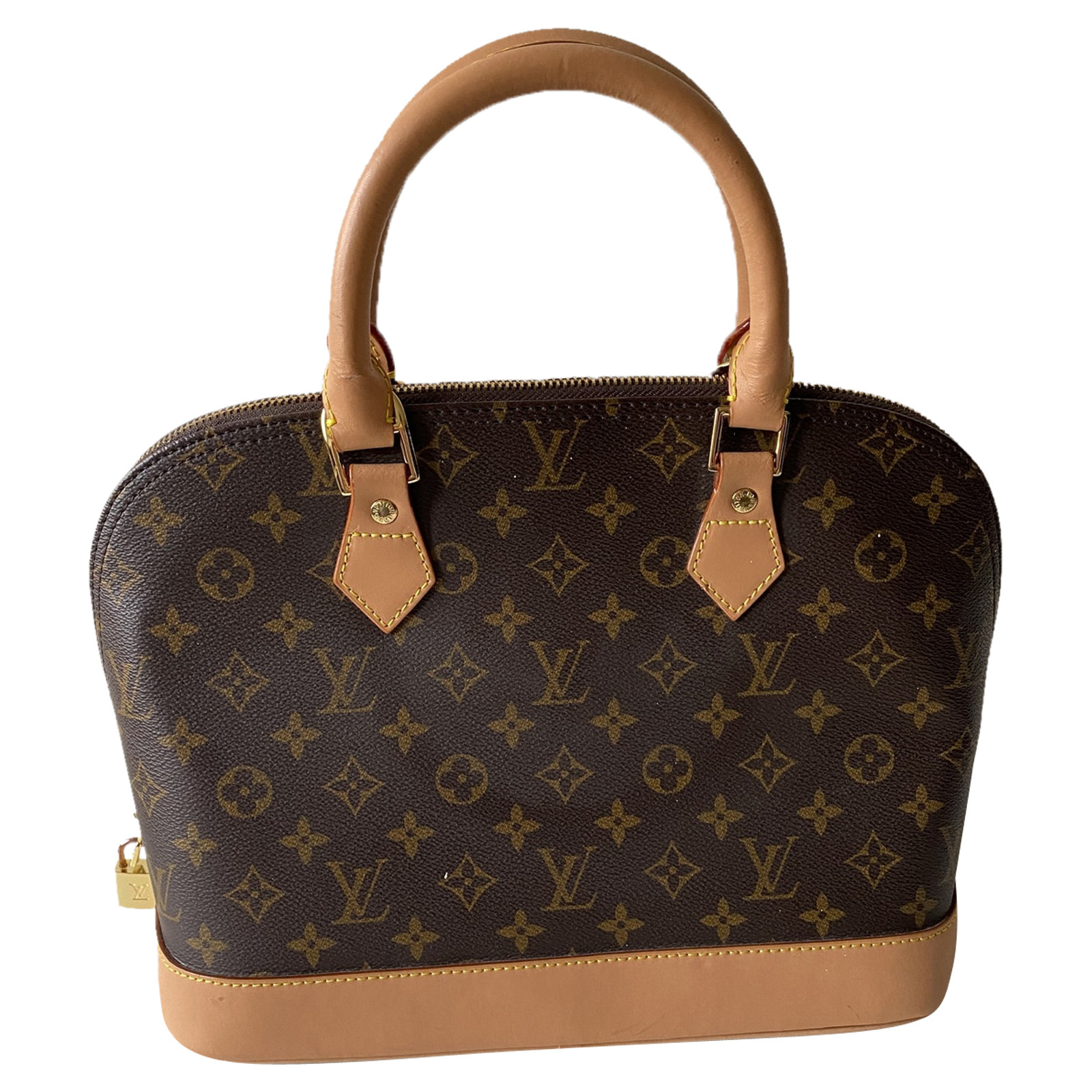 Louis Vuitton Alma PM32 Leather in Brown - Second Hand Louis Vuitton Alma  PM32 Leather in Brown buy used for 1350€ (7182524)