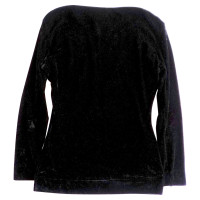 Moschino Cheap And Chic Fluwelen blouse in zwart