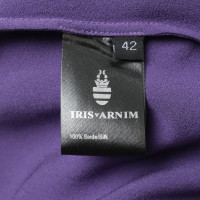 Iris Von Arnim Silk blouse in purple