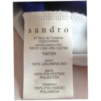 Sandro top with lace