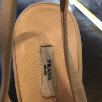 Prada Prada wedge sandal in white
