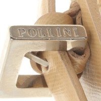 Pollini Leather handbag in beige