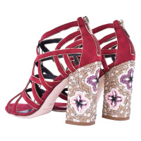 Dolce & Gabbana Sandaletten in Rot