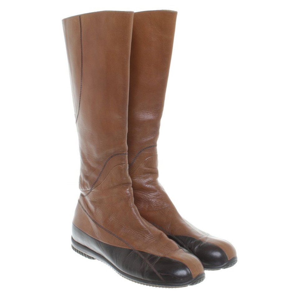 Prada Brown leather boots