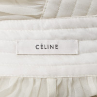 Céline Silk blouson in cream