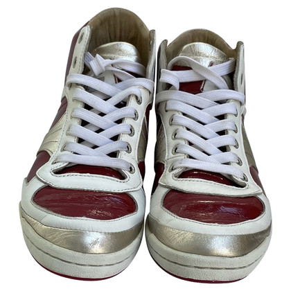 D&G Sneakers aus Leder in Rot