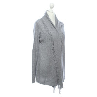 Repeat Cashmere Strickjacke in Grau