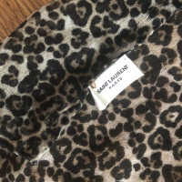 Saint Laurent Cloth with leopard print