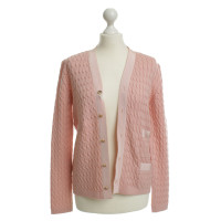 Salvatore Ferragamo Cardigan in lana nel colore rosa