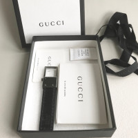 Gucci Key ring in black leather