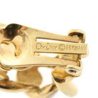 Christian Dior Ohrclips in Goldfarben
