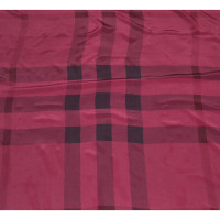 Burberry Silk scarf with check pattern