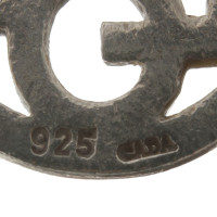 Cada Pendentif argent avec motif de lettres