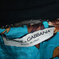 Dolce & Gabbana Wollmantel in Schwarz