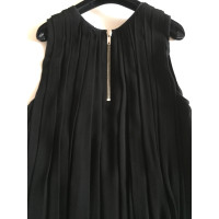 Givenchy Robe noire avec Volane plissé 38 FR