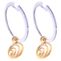 Damiani Gold earrings with diamonds