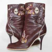 Christian Dior Ankle boots with embroidery