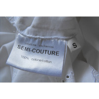 Semi Couture Cinghie superiori in bianco