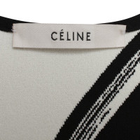 Céline top in black / white