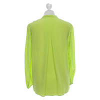 Luisa Cerano Zijden blouse in lichtgroen