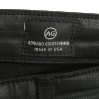 Adriano Goldschmied Coated jeans in black