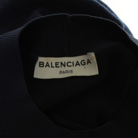 Balenciaga Amende en tricot robe marine