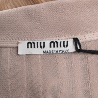 Miu Miu Bluse aus Material-Mix