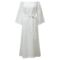 Lisa Marie Fernandez Kleid aus Leinen in Weiß
