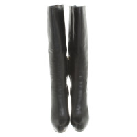 Max Mara Leather boots with heel