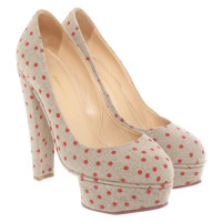 Charlotte Olympia Pumps/Peeptoes Canvas