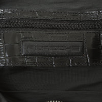 Porsche Design Handtasche aus Leder in Schwarz