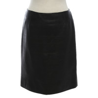 Prada Skirt Leather in Black