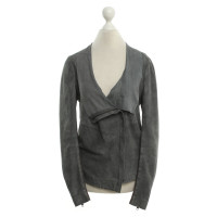 Muubaa Suede Jacket in Gray