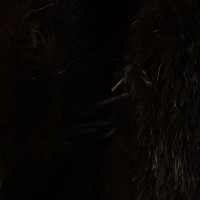 Fendi pelliccia di visone in marrone scuro