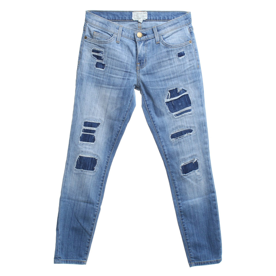 Current Elliott Used-Jeans mit Waschung