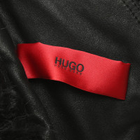 Hugo Boss Veste/Manteau en Cuir en Noir