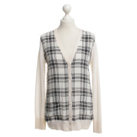 Equipment Cardigan with check pattern