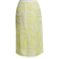 Laurèl Slightly flared skirt in yellow