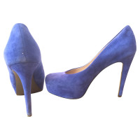 Diane Von Furstenberg Cobalt blue High Heels with plateau
