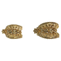 Christian Dior orecchini clip placcati oro