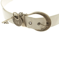 Christian Dior Cintura in crema bianca