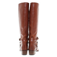 Ralph Lauren Leather Boots in Brown