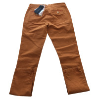 Atos Lombardini Paire de Pantalon en Coton en Orange