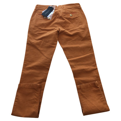 Atos Lombardini Trousers Cotton in Orange