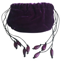 Yves Saint Laurent Small evening bag made of lilac velvet
