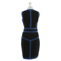 Diane Von Furstenberg Kleid " Galya" in Blau/Schwarz