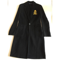 Ralph Lauren manteau de laine noire