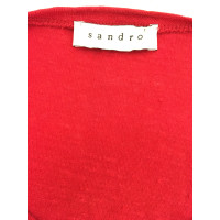 Sandro maglione lino rosso