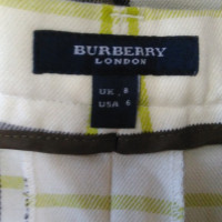 Burberry trousers with checked pattern