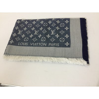 Louis Vuitton Monogram Denim panno in blu